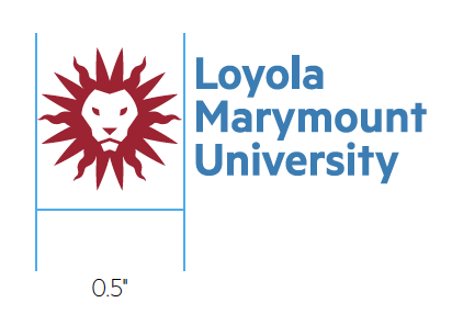 Spirit Mark Lock-Up minimum size diagram